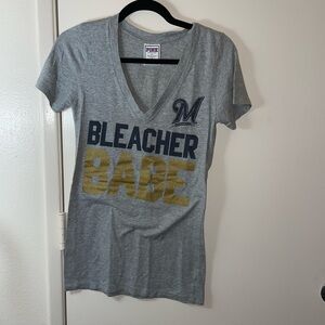 Victoria’s Secret PINK and Milwaukee Brewers fitted t-shirt